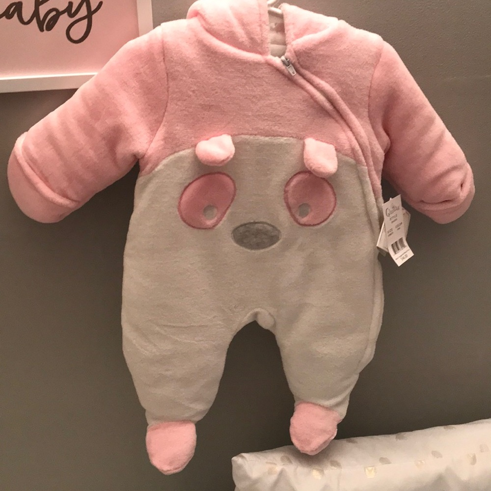 Baby girls snow suit / pram